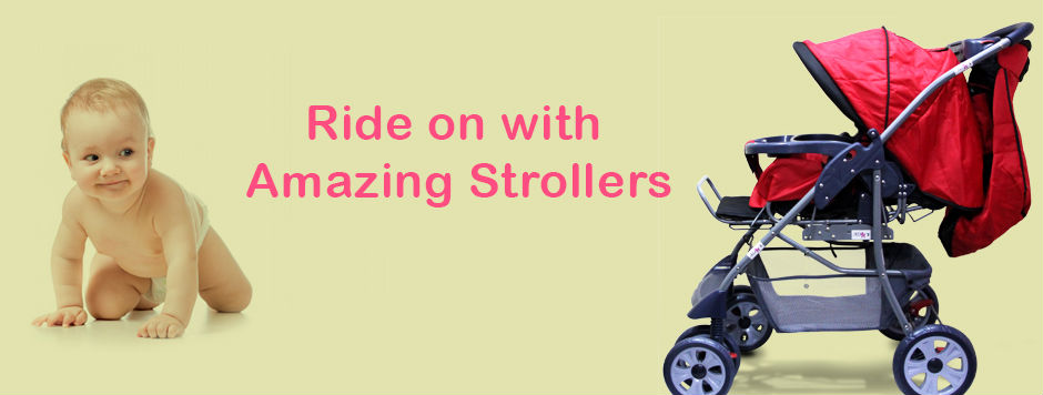 Ride on with amazing stroller